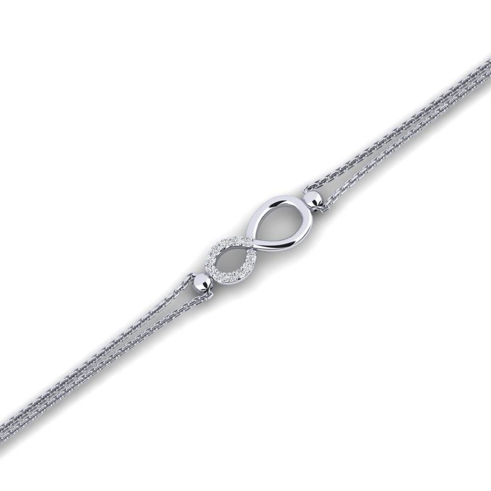Weißgold 585 Diamant Damen armband Ferstel