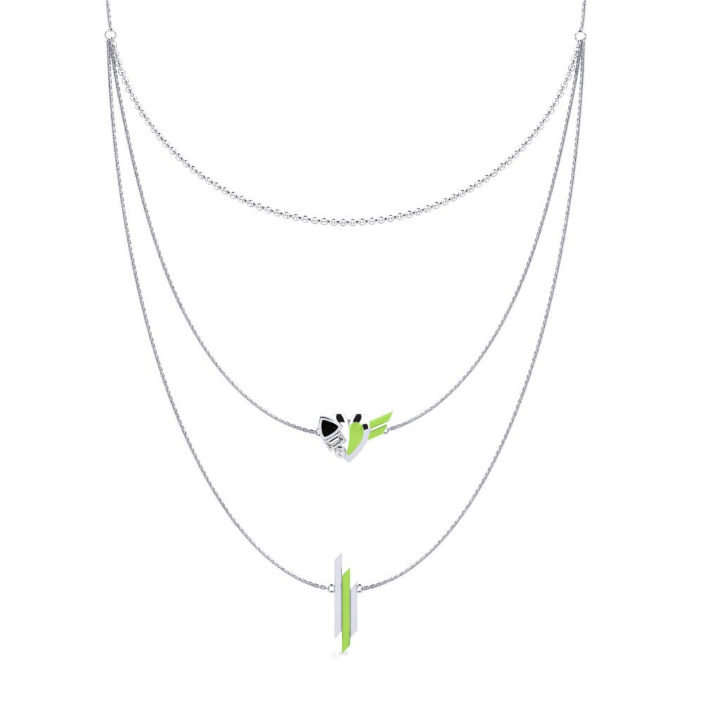 Ónix Negro Collar de Mujer Festeggiare