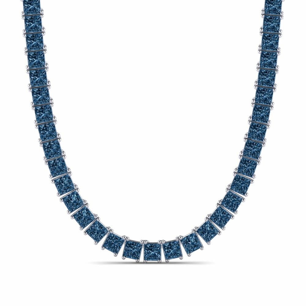 Blue Diamond Men's Necklace Feurmo