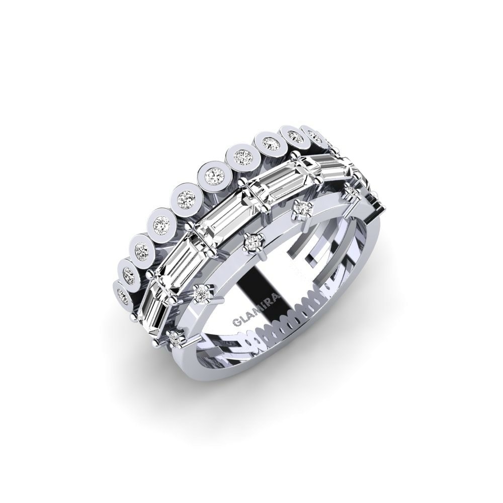 Moissanite Anello Ffansi