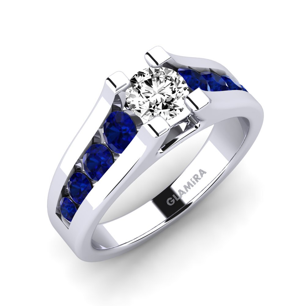 Đá Moissanite Nhẫn đính hôn Fidanka