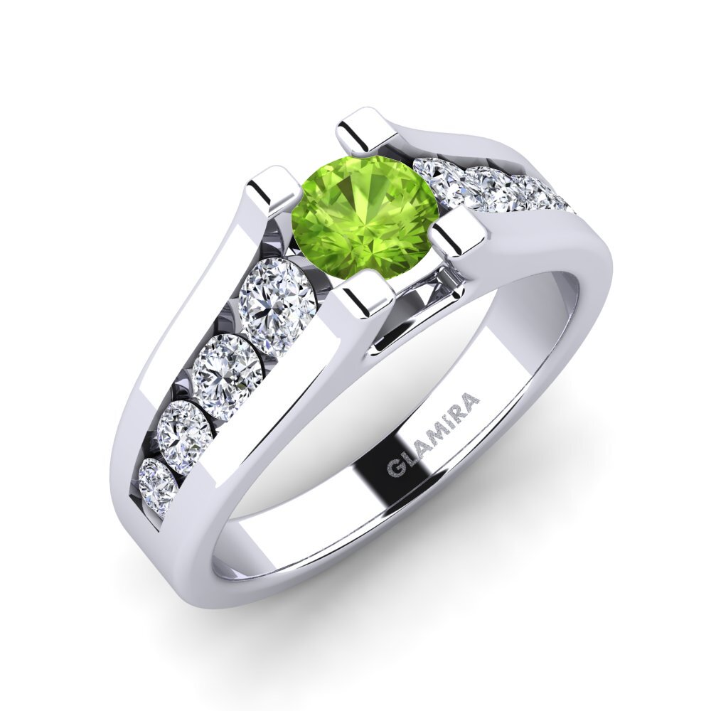 Peridot Engagement Ring Fidanka