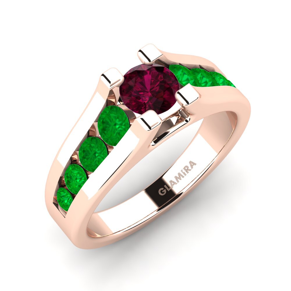 14ct Rose Gold Engagement Ring Fidanka
