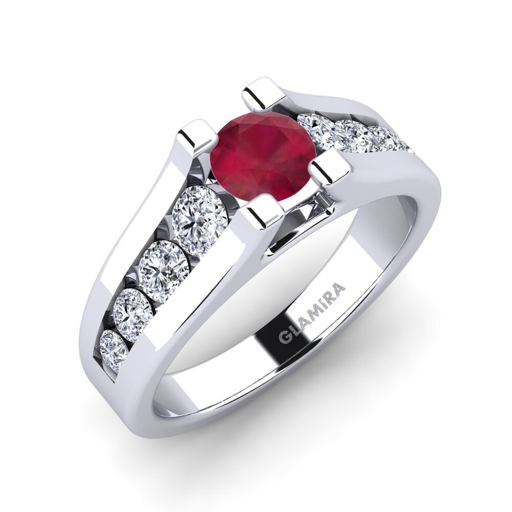 Rubí Anillo de compromiso Fidanka