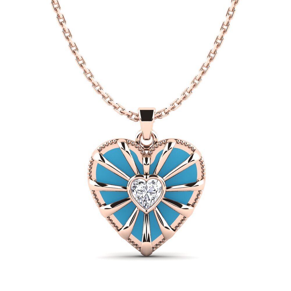 14ct Rose Gold Women's Pendant Fide