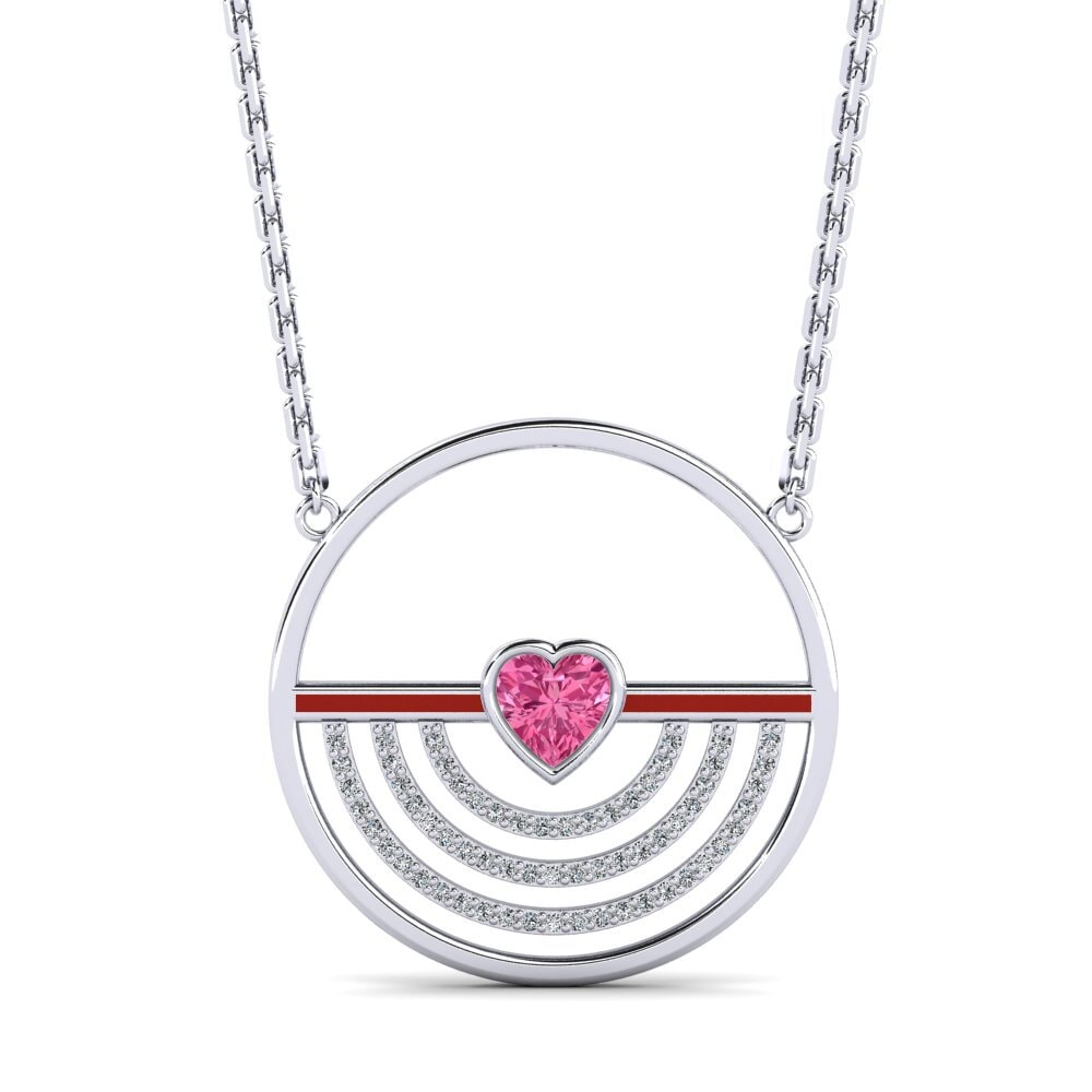 Pink Tourmaline Women's Necklace Fidel
