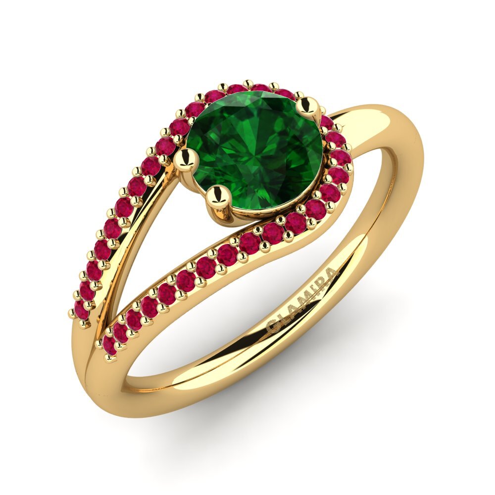 Tsavorite Engagement Ring Fidelma