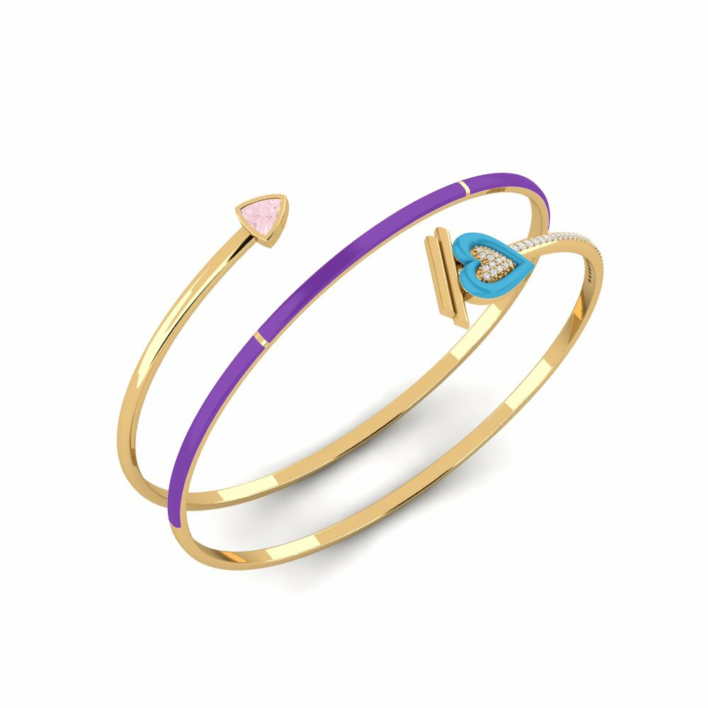 Quartz Rose Bracelet jonc femme Fides