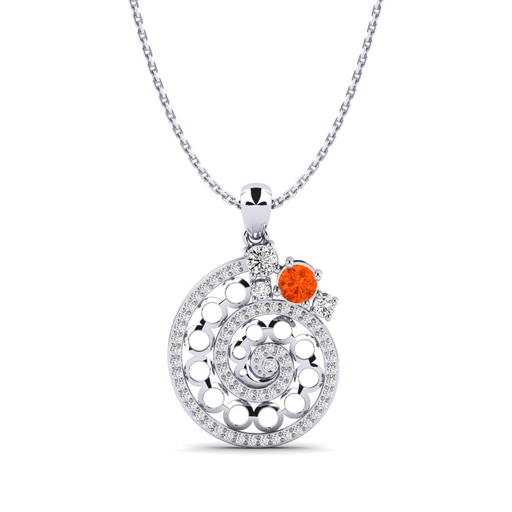 Fire Opal Women's Pendant Fiducia