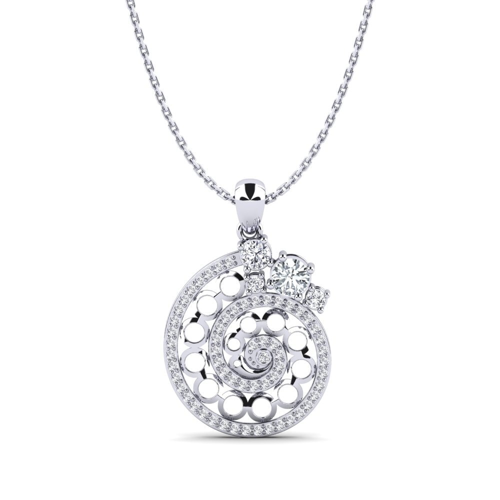 White Zircon Women's Pendant Fiducia
