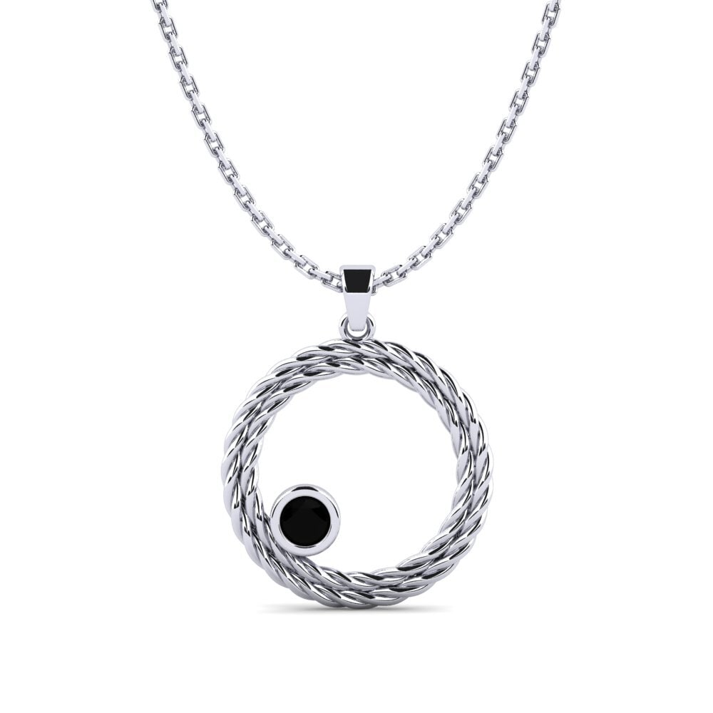 Black Sapphire Women's Pendant Fiera