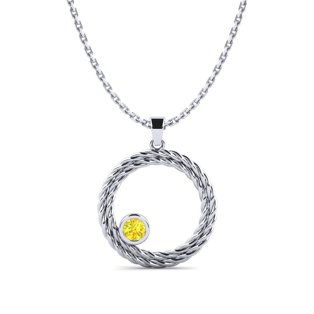 Yellow Sapphire Women's Pendant Fiera