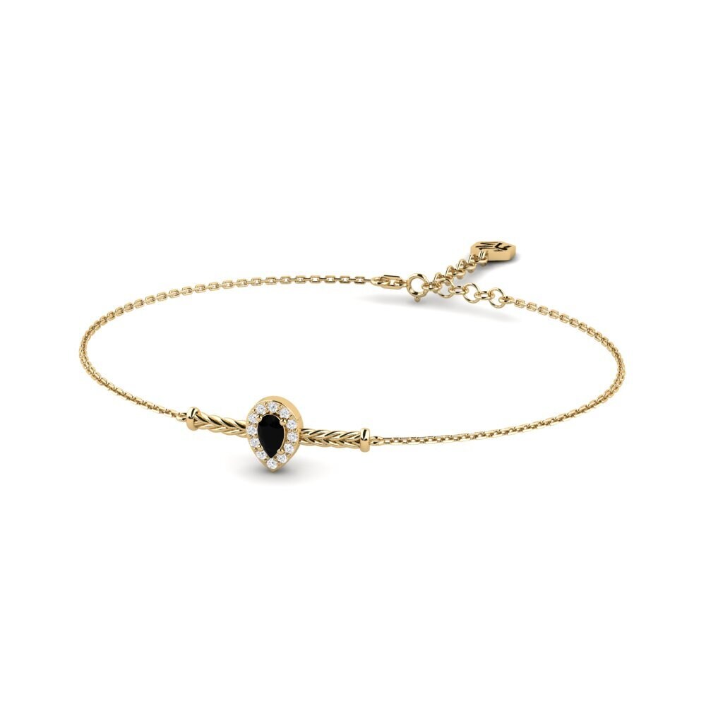 Onyx Noir Bracelet pour femme Fika