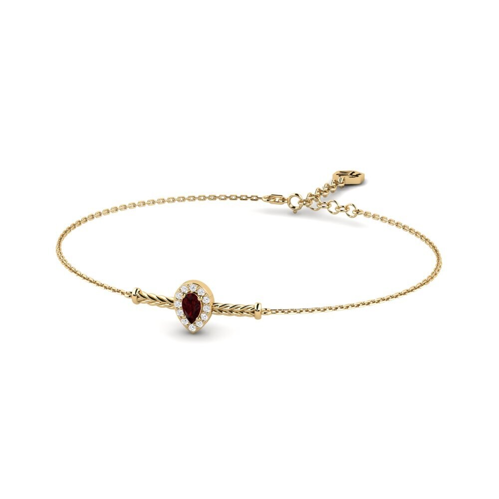 Poire Grenat Bracelet pour femme Fika