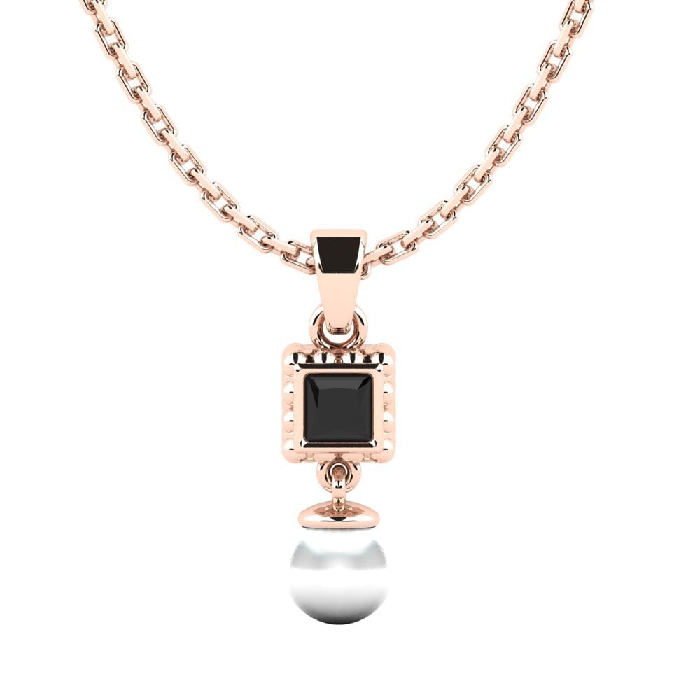 Princess Black Diamond Women's Pendant Finick