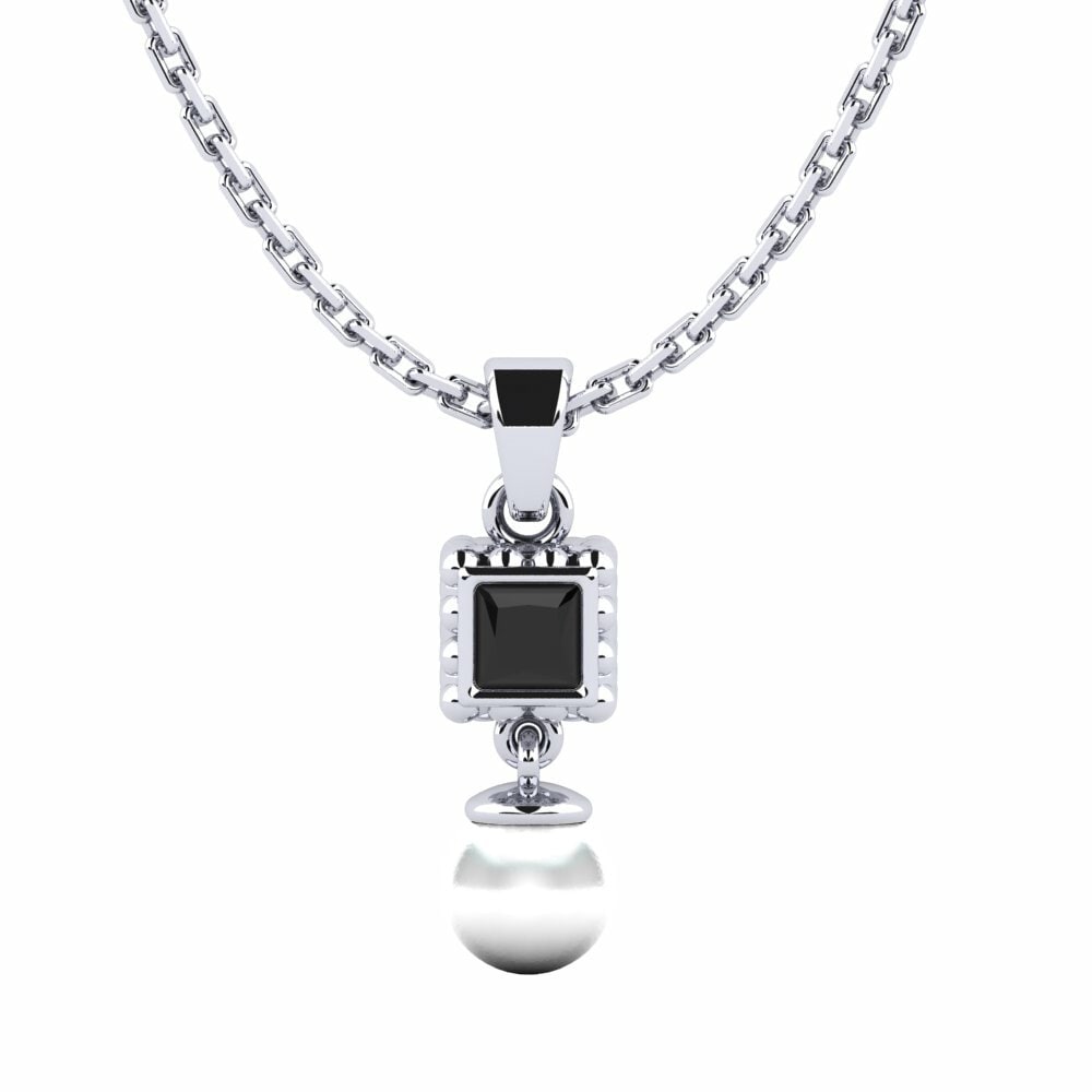 Diamant Noir Pendentif pour femme Finick