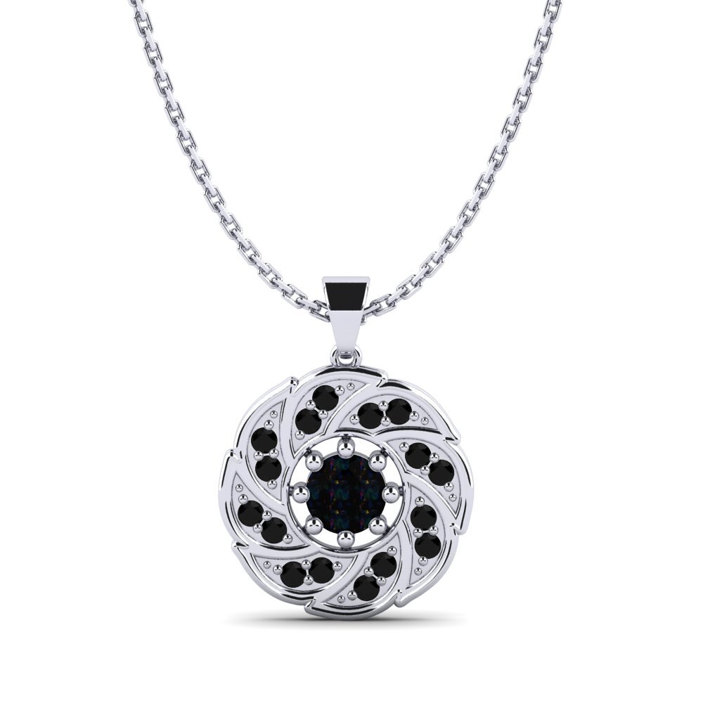 Black Opal Women's Pendant Fior
