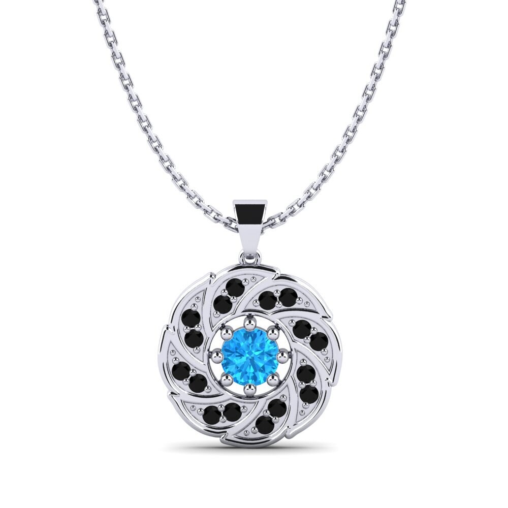 Blue Topaz Women's Pendant Fior