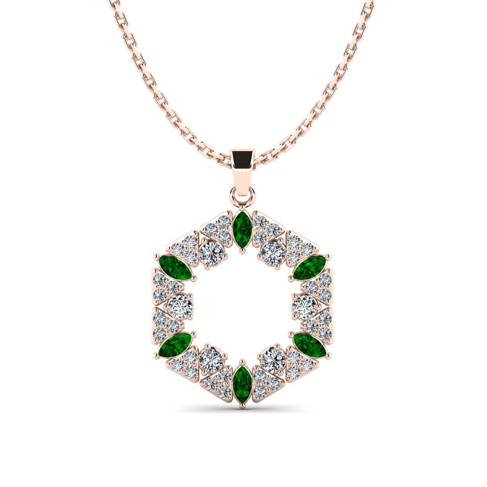 Green Zirconia Women's Pendant Firedog
