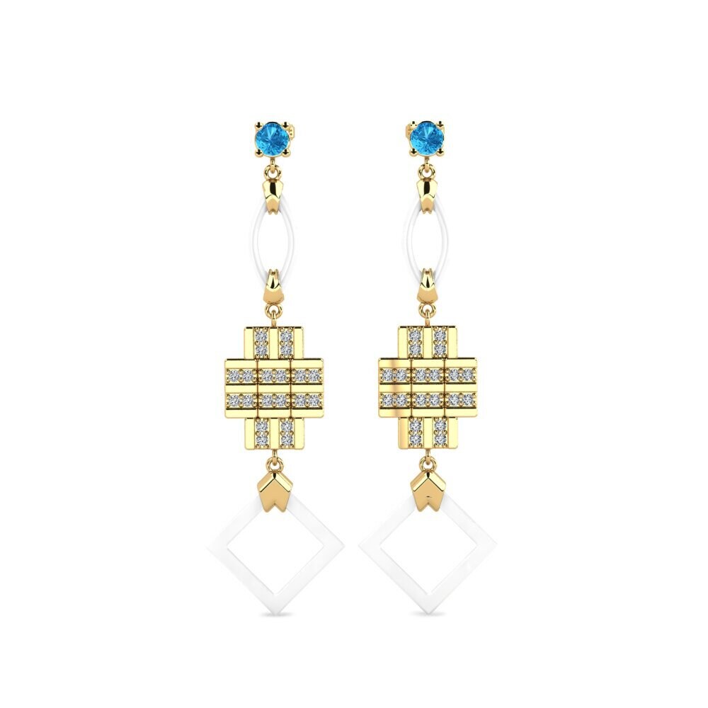 Blue Topaz Women's Earring Fitnete