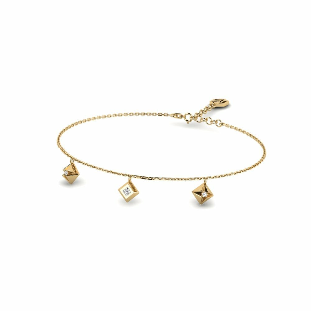 Moissanite Bracciale da donna Fjouwerkant