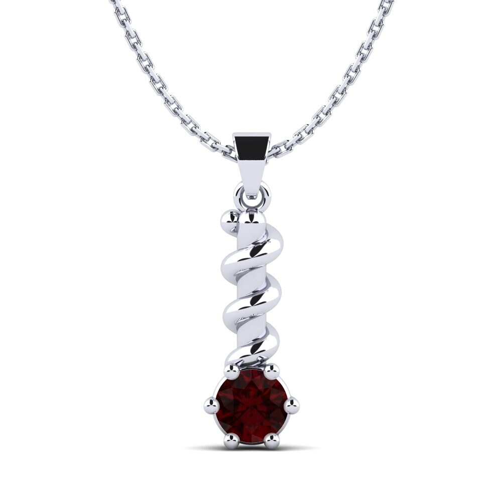Garnet Women's Pendant Flanelle