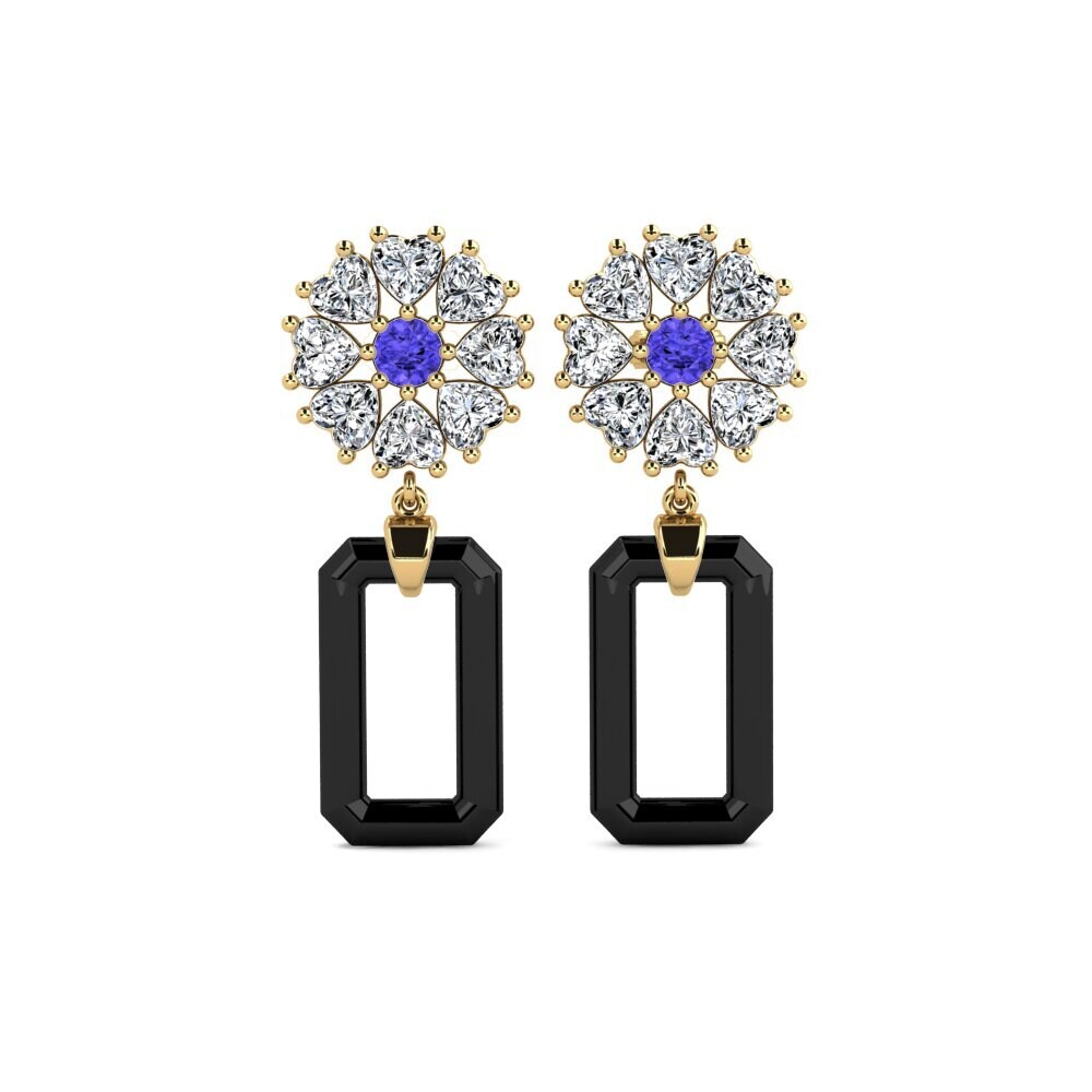 Round Tanzanite Women's Earring Fleenor