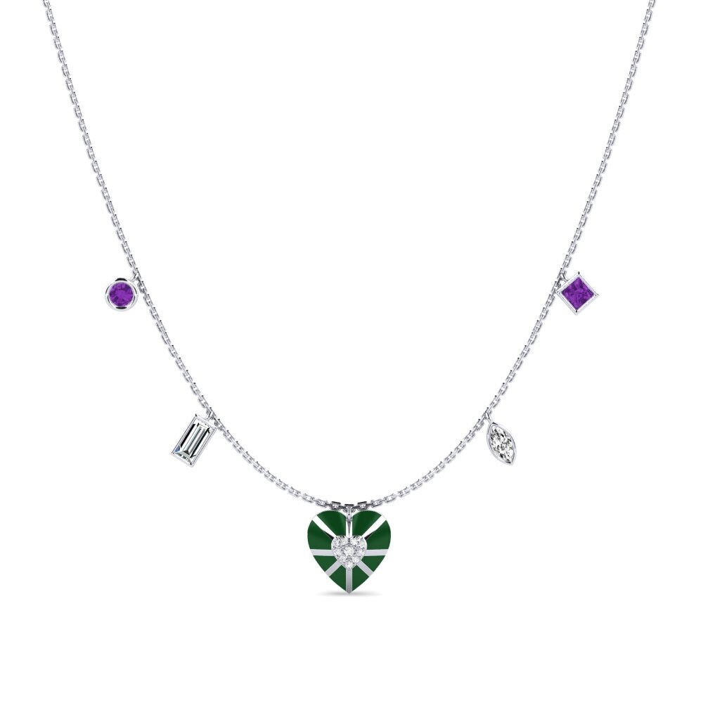 Amethyst Women's Necklace Fleurie