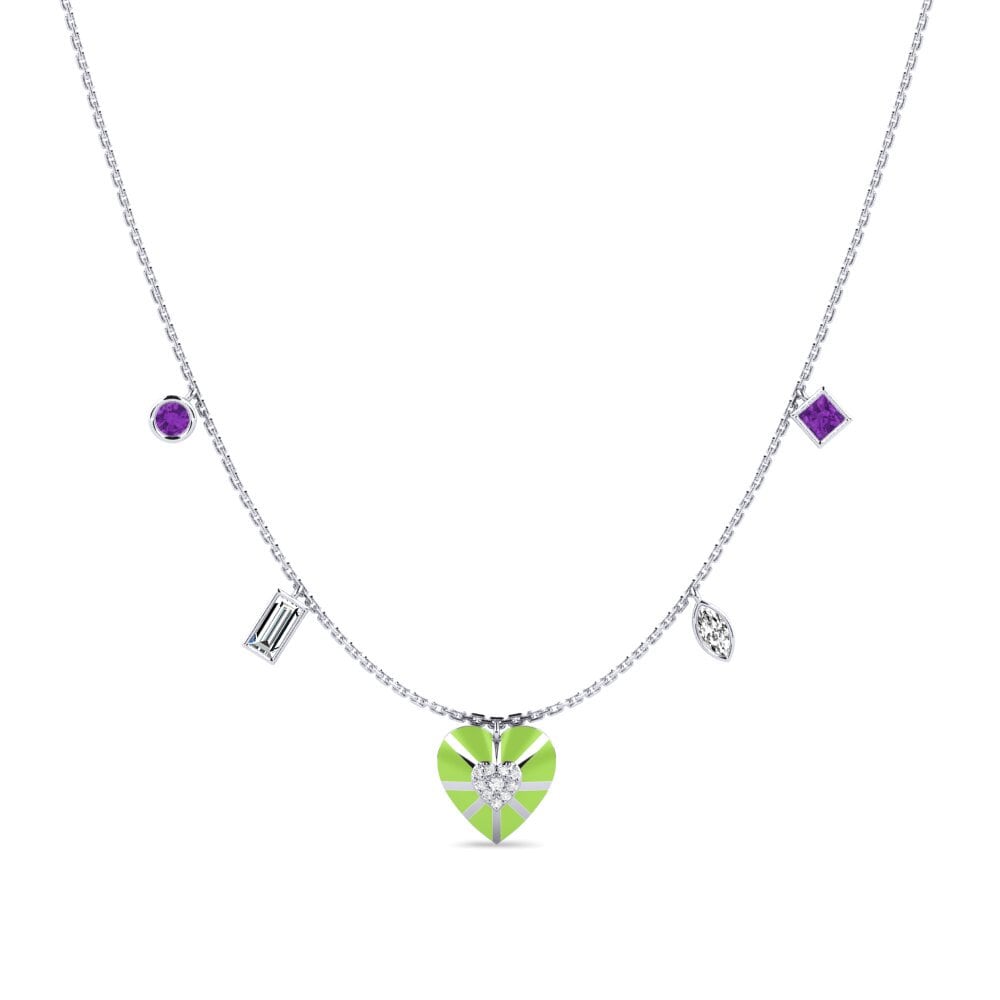 Amethyst Women's Necklace Fleurie