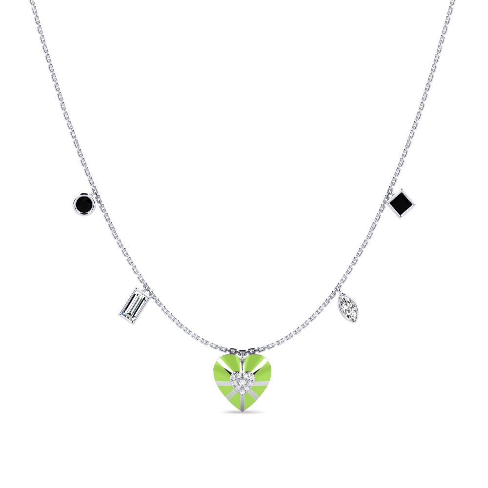 Black Onyx Women's Necklace Fleurie