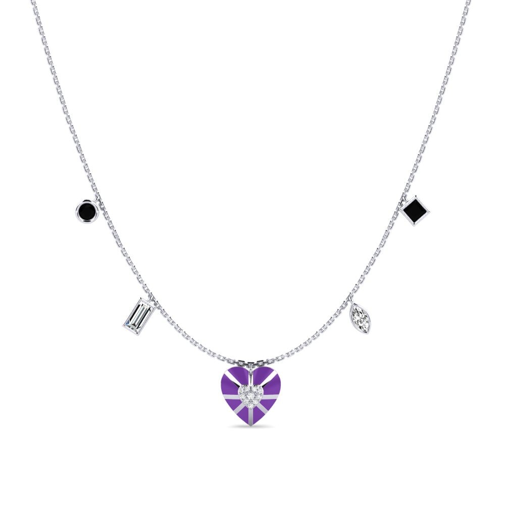 Black Onyx Women's Necklace Fleurie