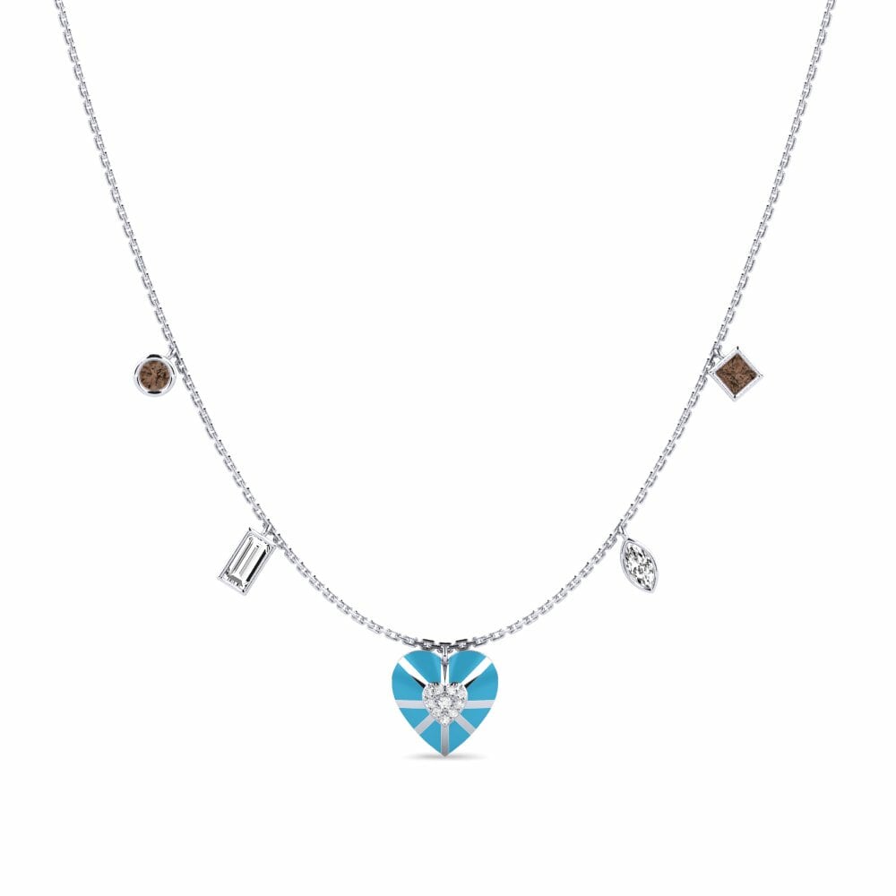 Cuarzo humo Collar de Mujer Fleurie