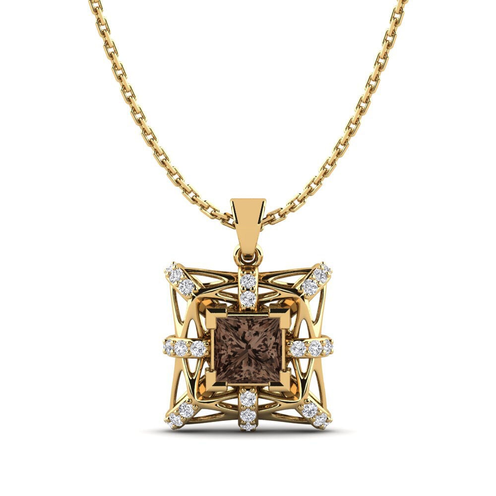 Smoky Quartz Women's Pendant Flirtini
