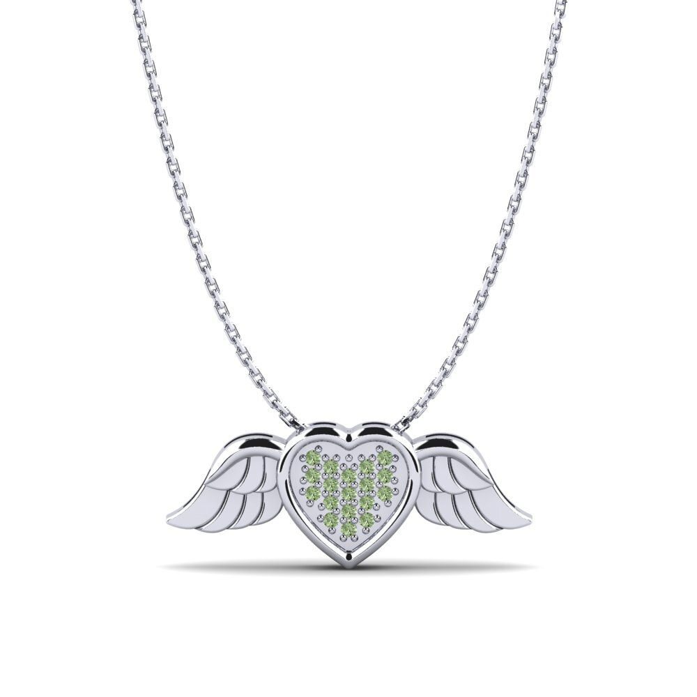 Grüner Diamant Damen anhänger Flonnie