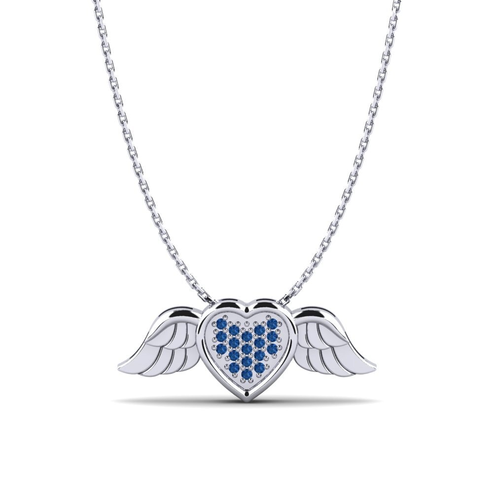 Dark Blue Zirconia Women's Pendant Flonnie