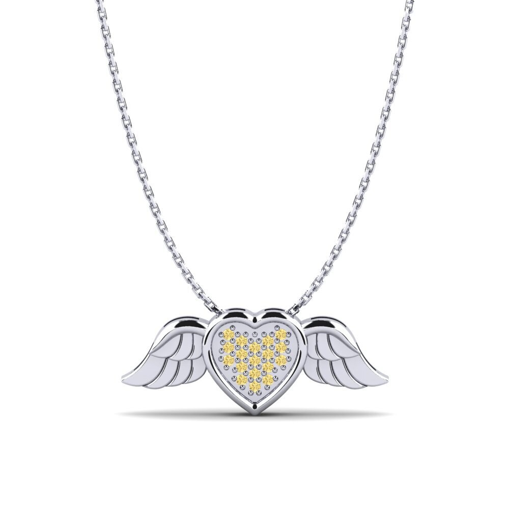 Gelber Diamant Damen anhänger Flonnie