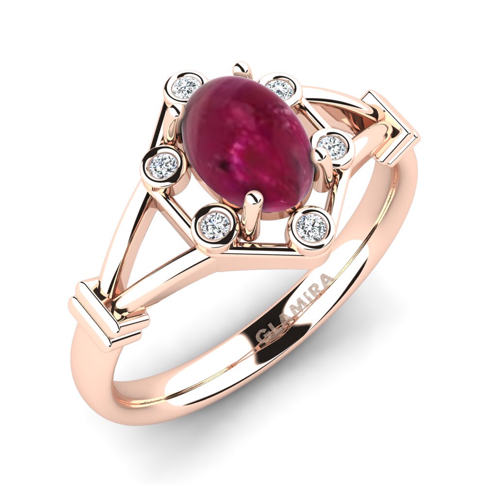Cabochon Rubis Rose Ovale Naturel - 5,03 Carats, Pierre Précieuse Non Montée, Neuf Sans Emballage