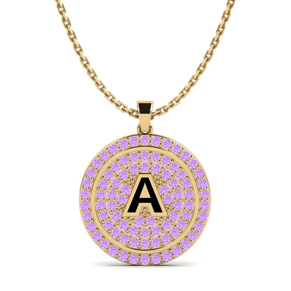 Amethyst Damen anhänger Florenciat - A