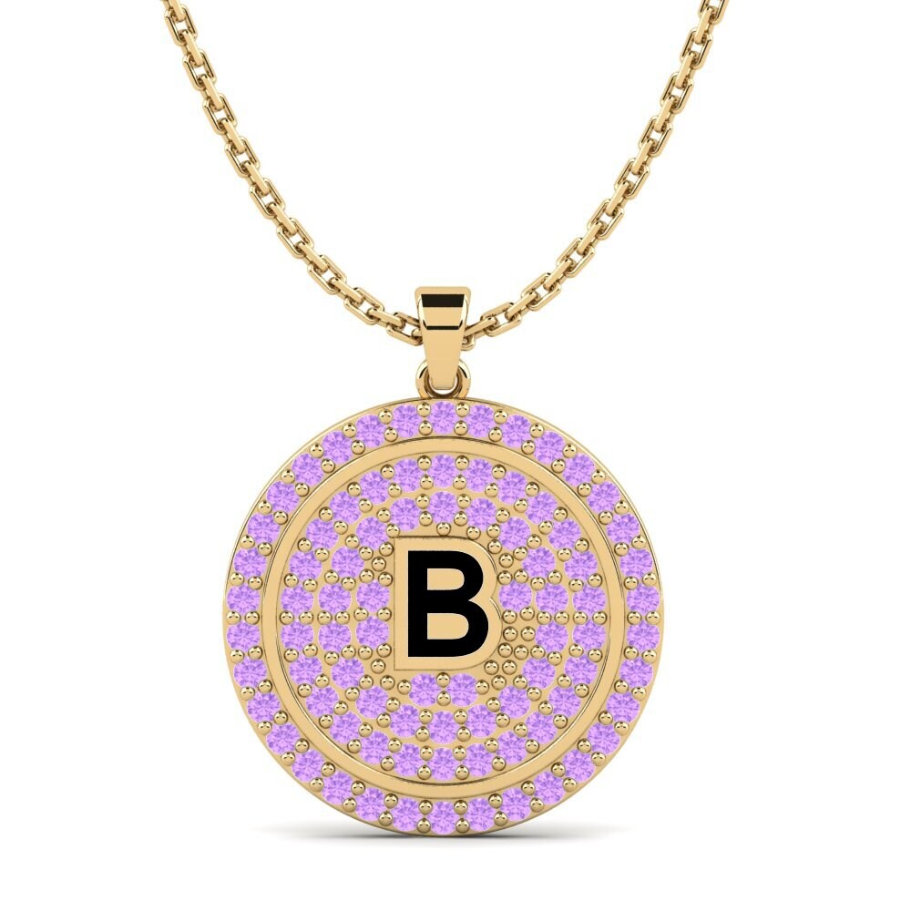 Amethyst Damen anhänger Florenciat - B