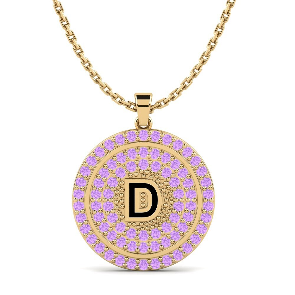 Amethyst Damen anhänger Florenciat - D