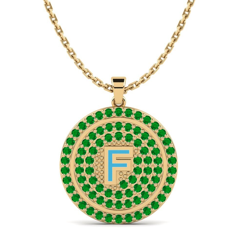 Smaragd Damen anhänger Florenciat - F