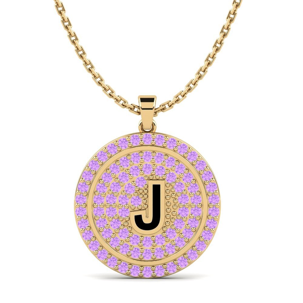Amethyst Damen anhänger Florenciat - J