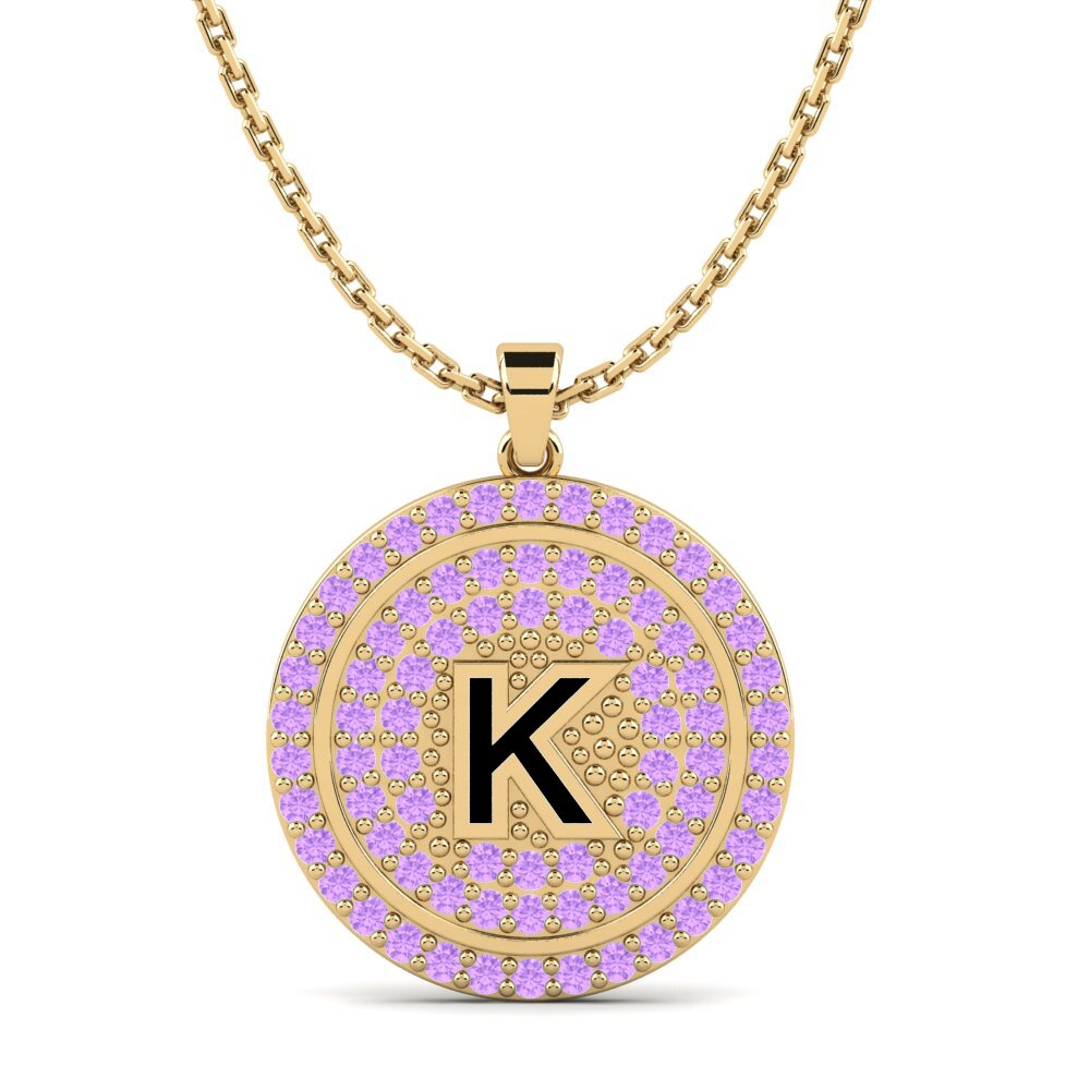 Amethyst Damen anhänger Florenciat - K