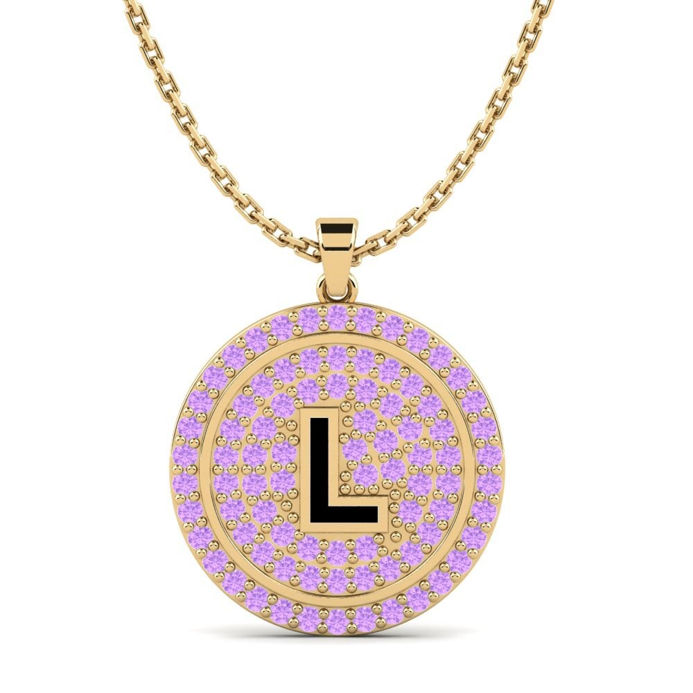 Amethyst Damen anhänger Florenciat - L