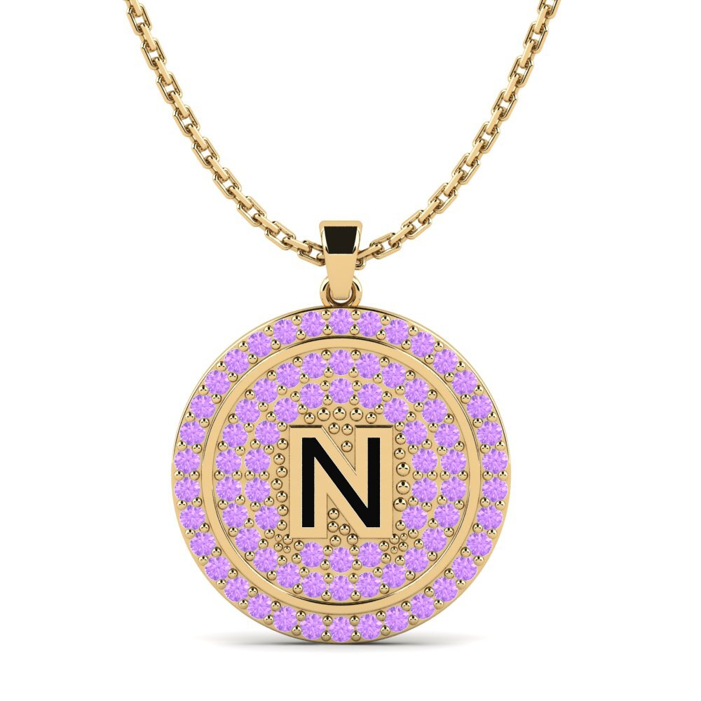 Amethyst Damen anhänger Florenciat - N