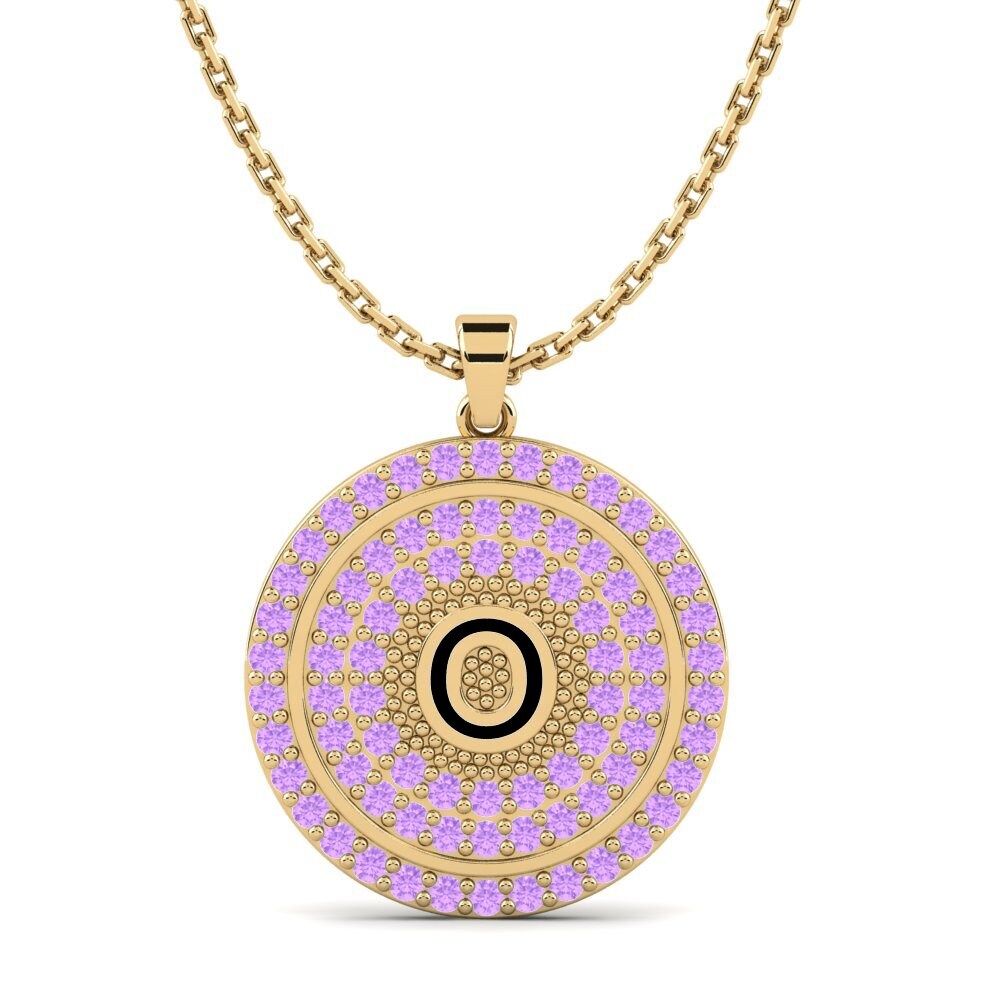 Amethyst Damen anhänger Florenciat - O