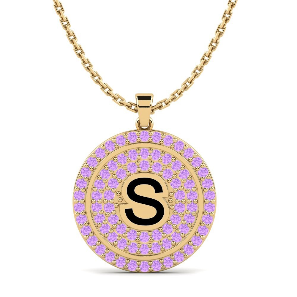 Amethyst Damen anhänger Florenciat - S