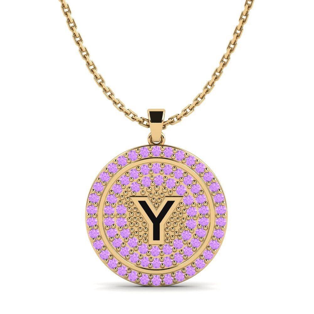 Amethyst Damen anhänger Florenciat - Y