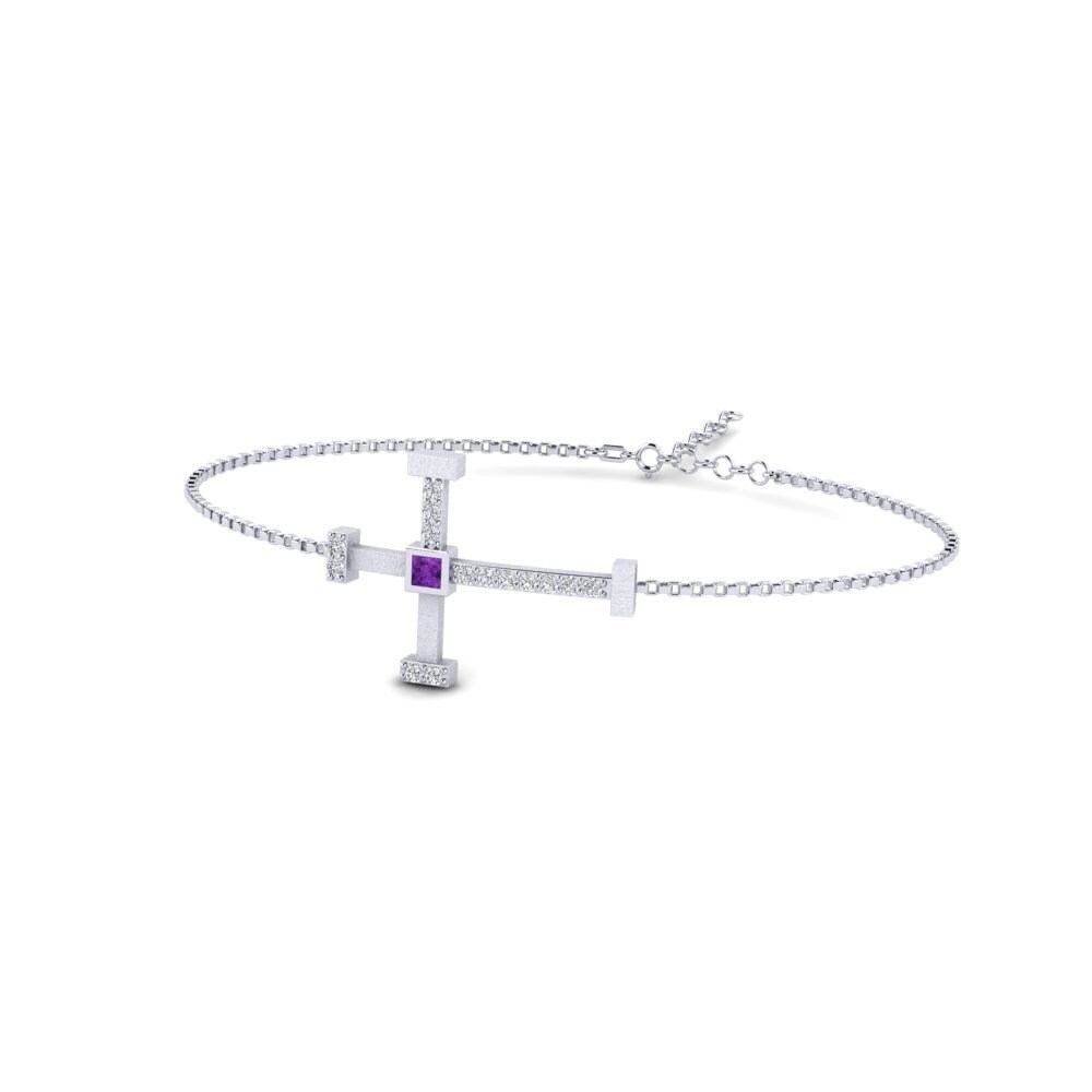 Princess Amethyst Men's Bracelet Florosen