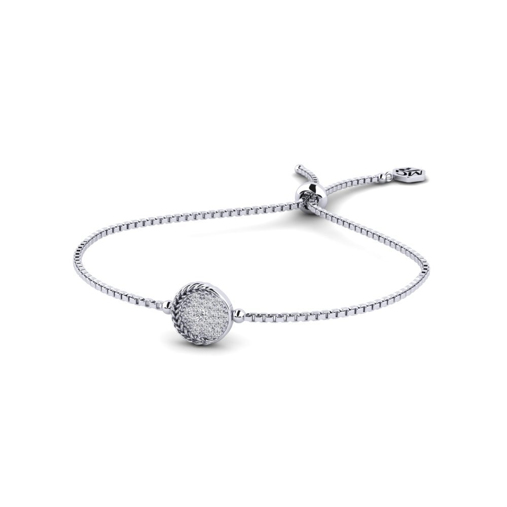Platine 950 Diamant Bracelet pour femme Flounder